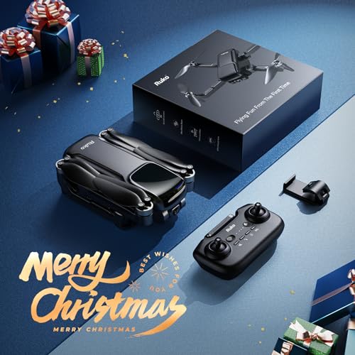 Ruko U11S Drones with Camera for Adults 4k, 40 Mins Flight Time, Foldable FPV GPS Drones for Beginners with Live Video, Follow Me, Auto Return Home, Encircling Flight(2 Batteries and Carrying Case)