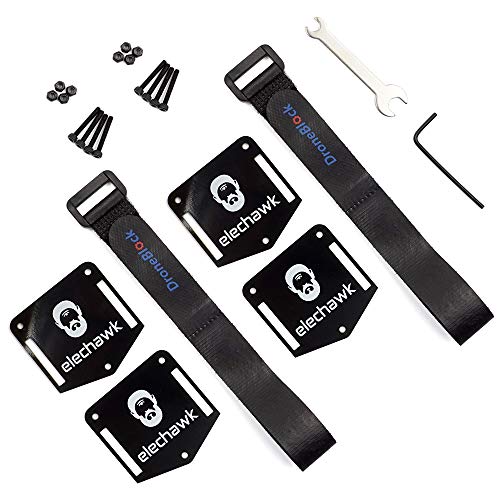 2 Set FPV Drone Lock Mount for Backpack Plug-in Accessories DIY Bundle Mount Hanging Buckle with Battery Straps for FPV Quadcopter