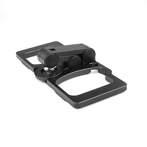 RC GearPro Foldable Aluminum Alloy Remote Control Monitor Holder Phone Tablet Monitor Screen Holder Bracket Mount Clip for Mavic PRO/Mavic AIR/Mavic Air 2/Spark CrystalSky Monitor (Black)