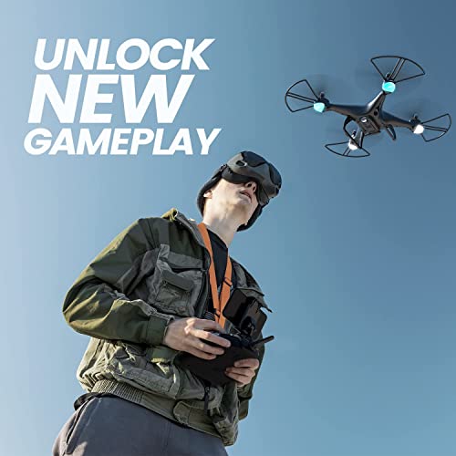 Holy Stone HS110D FPV RC Drone with 1080P HD Camera Live Video 120°Wide-Angle WiFi Quadcopter with Gravity Sensor, Voice Control, Gesture Control, Altitude Hold, Headless Mode, 3D Flip RTF 2 Batteries