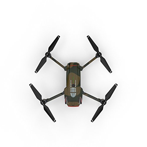 War Tiger Decal for Drone DJI Mavic Pro Kit - Includes Drone Skin, Controller Skin and 3 Battery Skins