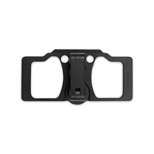 RC GearPro Foldable Aluminum Alloy Remote Control Monitor Holder Phone Tablet Monitor Screen Holder Bracket Mount Clip for Mavic PRO/Mavic AIR/Mavic Air 2/Spark CrystalSky Monitor (Black)