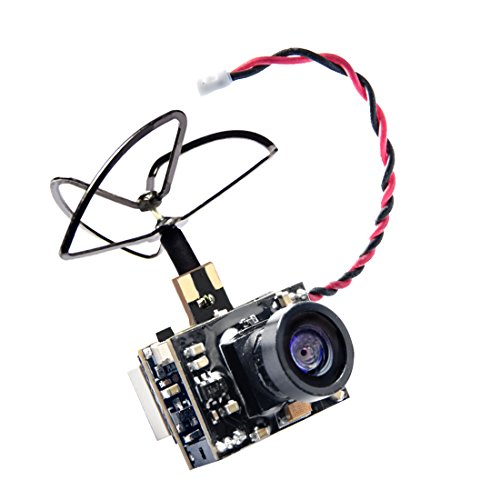 Wolfwhoop WT02 600TVL Ultra Micro AIO Camera and 200mW 5.8GHz Video Transmitter with Clover Antenna for FPV Indoor Racing