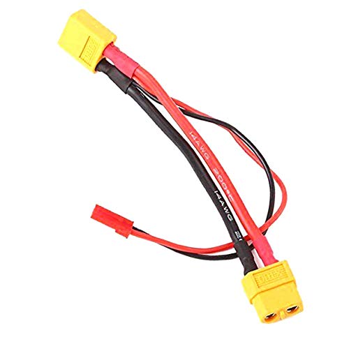 2PCS ShareGoo XT60 XT-60 Male to Female Battery Connector Adapter with JST Cable for RC Multicopter Quadcopter Gimbal