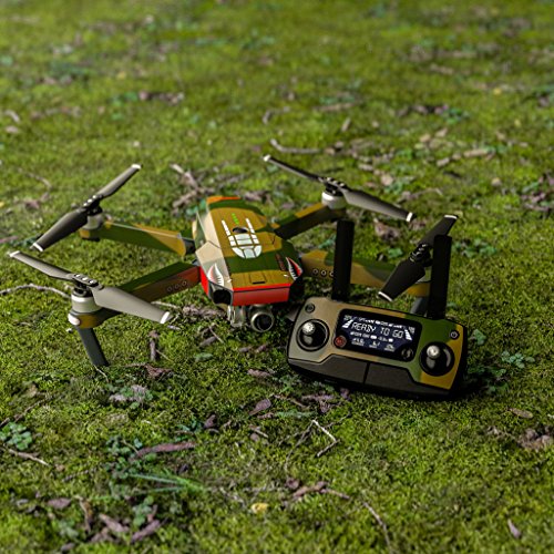 War Tiger Decal for Drone DJI Mavic Pro Kit - Includes Drone Skin, Controller Skin and 3 Battery Skins