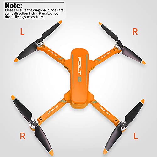 X17 Camera Drone Blades, Blades for X17 Drone, Quadcopter Accessories, Spare Part Replacement Foldable Propeller Props 4PCS