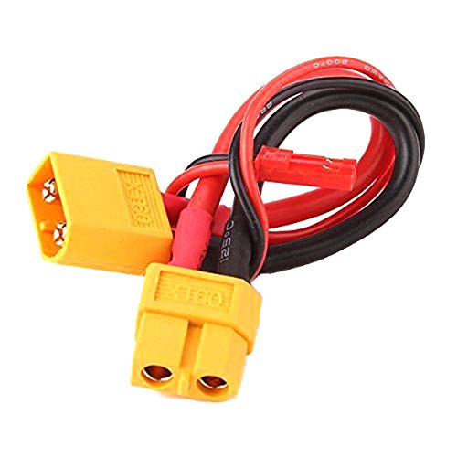 2PCS ShareGoo XT60 XT-60 Male to Female Battery Connector Adapter with JST Cable for RC Multicopter Quadcopter Gimbal