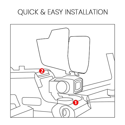 Arzroic Lens Hood Sun Shade for DJI Mavic Air 2 Accessories Gimbal Cover Guard Camera Lens Protector