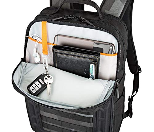 Lowepro LP37099 DroneGuard BP 250 - A specialized drone backpack providing rugged protection for your DJI Mavic Pro/Mavic Pro Platinum, 15 laptop and 10 tablet,Black/Fractal