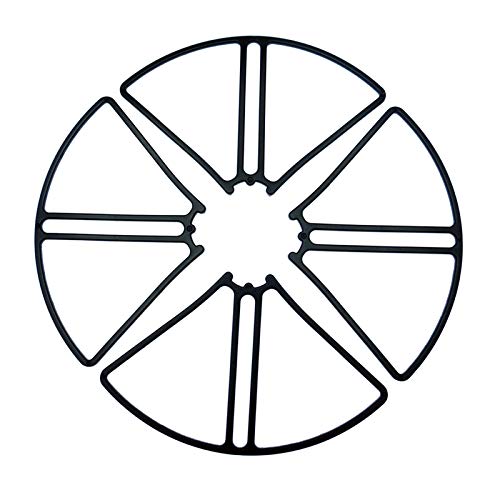 Xiaopyo Quadcopter Spare Parts Blades Guards Propellers Protection Frame Compatible with HS110D HS200D FPV RC Drone T18 FPV RC Drone Accessories