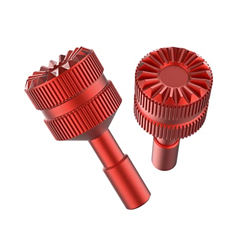 Mini 3 Pro Control Sticks for DJI RC Remote Controller Camera Drone Quadcopter Accessories, Aluminum Joystick Thumb Stick Cover Rocker Grips (Red)