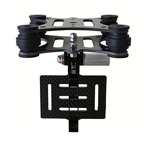 GoolRC Gimbal FPV Camera Mounts with Anti Vibration Plate for DJI Phantom Walkera Qr X350 Gopro Hero 3 3+ 4 CF Carbon Fiber