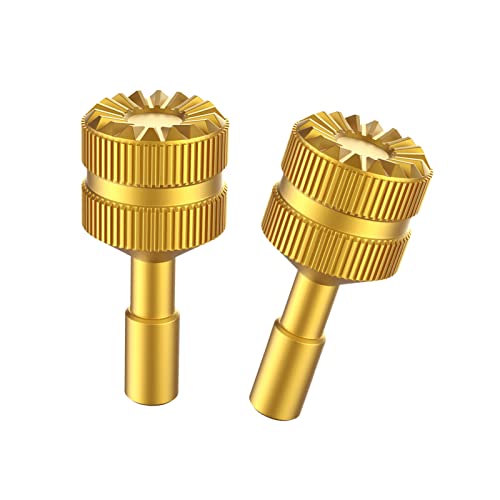 Mini 3/Mini 3 Pro Control Sticks for DJI RC Remote Controller Camera Drone Quadcopter Accessories, Aluminum Joystick Thumb Stick Cover Rocker Grips (Gold)