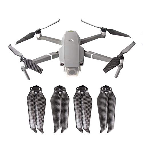 4Pcs 2 Pairs Carbon Fiber 8743F Propellers Blades Low-Noise Quick-Release Foldable New Aerodynamic Design Compatible DJI Mavic 2 Pro/Zoom Accessories