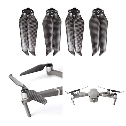 4Pcs 2 Pairs Carbon Fiber 8743F Propellers Blades Low-Noise Quick-Release Foldable New Aerodynamic Design Compatible DJI Mavic 2 Pro/Zoom Accessories