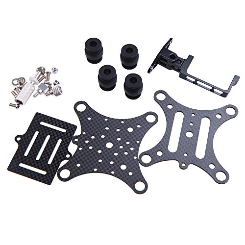 GoolRC Gimbal FPV Camera Mounts with Anti Vibration Plate for DJI Phantom Walkera Qr X350 Gopro Hero 3 3+ 4 CF Carbon Fiber