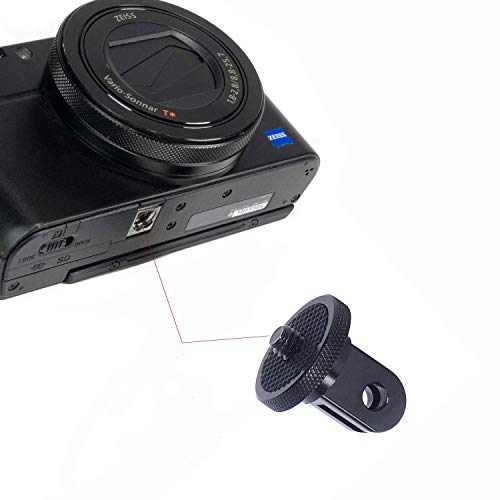 Aluminum Camera Mount Adapter Compatible for GoPro,DJI Osmo Action Cameras | ¼-20 Conversion Adapter for GoPro Mounting System| Mount Your Camera to Any GoPro or Other Action Cameras Mount Accessory