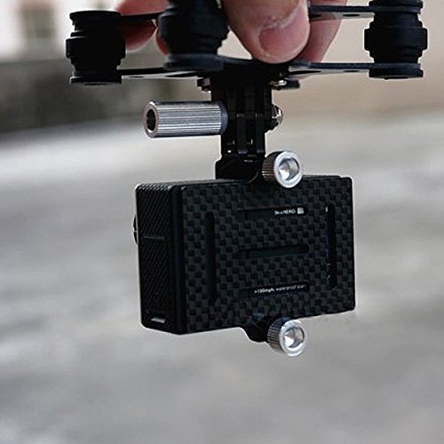 GoolRC Gimbal FPV Camera Mounts with Anti Vibration Plate for DJI Phantom Walkera Qr X350 Gopro Hero 3 3+ 4 CF Carbon Fiber