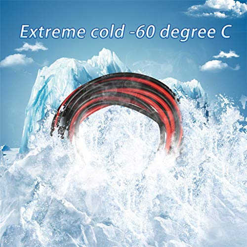 BNTECHGO 16 Gauge Silicone Wire red and Black Each 5ft Flexible 16 AWG Stranded Copper Wire