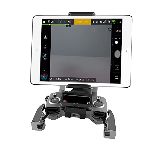 Tineer Remote Control Extended Front Holder Bracket for DJI Mavic 2 Pro Zoom/Mavic Mini/Mavic Air/Spark Drone, Support 4.6-11Inches Front Holder for Phone Tablet Mount Clip
