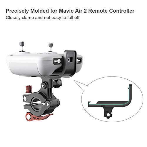 O'woda Mavic Air 2 Bicycle Remote Control Mount Bike Clip RC Holder for DJI Mavic Mini 2 / Mavic Air 2 Drone Aerial Photography Accessory