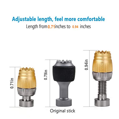 Hanatora Adjustable Remote Controller Joystick Stick for DJI Mavic Mini,Mavic Air/Mavic 2 Pro/Mavic 2 Zoom, Aluminum Alloy Metal Control Thumb Replacement Extension Accessories