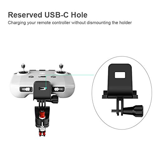 O'woda Mavic Air 2 Bicycle Remote Control Mount Bike Clip RC Holder for DJI Mavic Mini 2 / Mavic Air 2 Drone Aerial Photography Accessory