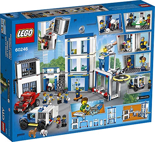 LEGO City Police Station 60246 Police Toy, Fun Building Set for Kids, New 2020 (743 Pieces)