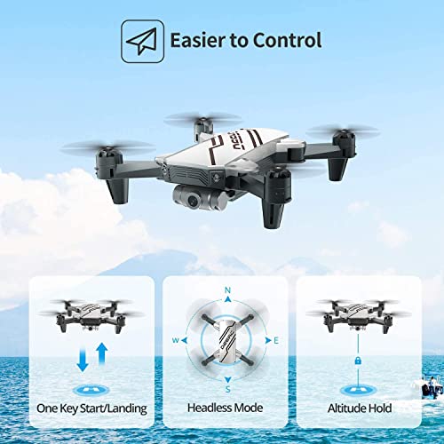 DEERC Kids Drone with 720P HD FPV Camera, Remote Control Toys Gifts for Boys Girls, Drones for Kids with Altitude Hold, Headless Mode, One Key Start Speed Adjustment,3D Flips