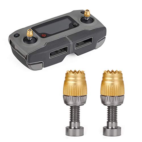 Hanatora Adjustable Remote Controller Joystick Stick for DJI Mavic Mini,Mavic Air/Mavic 2 Pro/Mavic 2 Zoom, Aluminum Alloy Metal Control Thumb Replacement Extension Accessories
