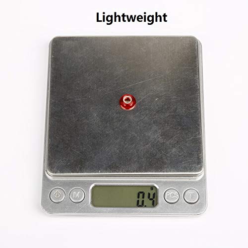 iFlight 25pcs M5 Lock Nuts CW Flanged Nylon Insert Aluminum Alloy Self-Locking Nuts for RC Drone Quadcopter Motor Prop Adapter FPV Parts (Mix Colors)