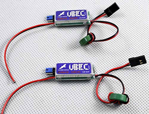 Hobbywing 5V Switch-Mode-UBEC for Rc Helicopter, Airplane, Quadcopter, Rc Cars, Runcamera, Raspery Pi Power Supply 3-5A - Pack of 2 - HOBBYMATE
