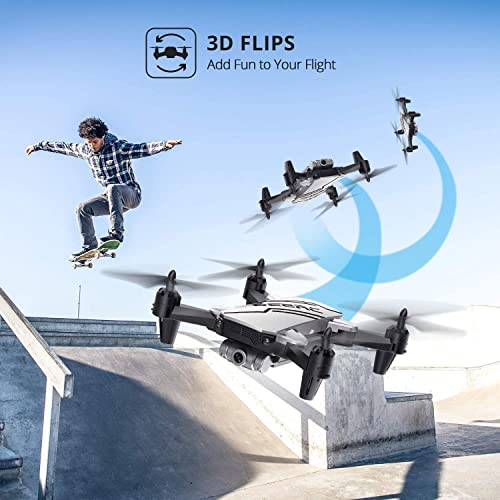 DEERC Kids Drone with 720P HD FPV Camera, Remote Control Toys Gifts for Boys Girls, Drones for Kids with Altitude Hold, Headless Mode, One Key Start Speed Adjustment,3D Flips