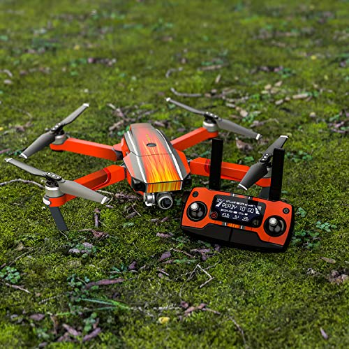 Hot Rod Decal for Drone DJI Mavic Pro Kit - Includes Drone Skin, Controller Skin and 3 Battery Skins