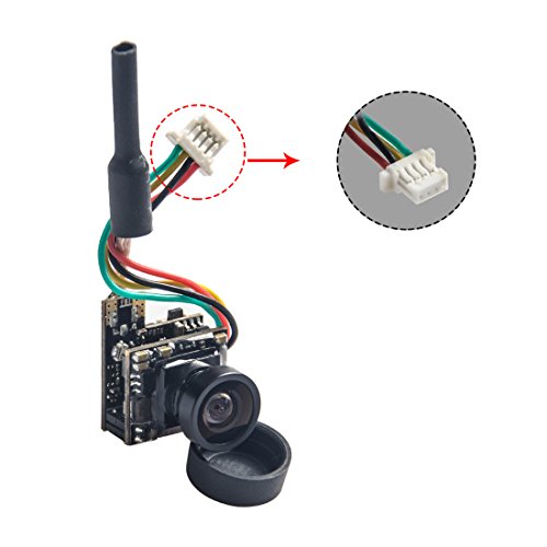 Wolfwhoop WT07 Micro 5.8GHz 25mW FPV Transmitter and 600TVL Camera with OSD Interface for FPV Quadcopter Drone