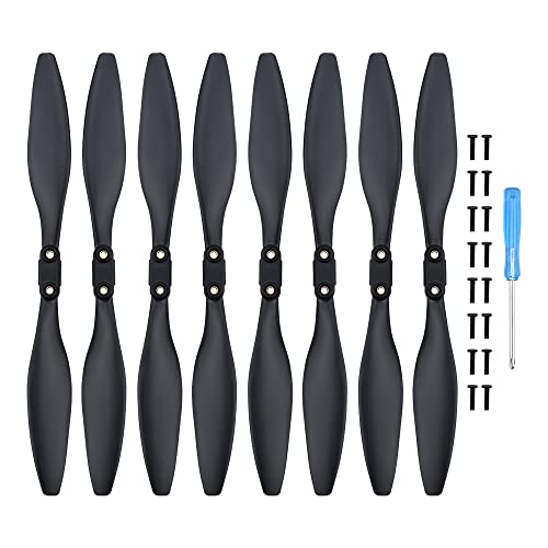 JOYSOG HS720 HS720e Drone Propellers Drone Folding Propeller Blades Replacement Spare Parts for Holy Stone HS720/HS720E Drone Accessories (2 Sets / 8Pcs)