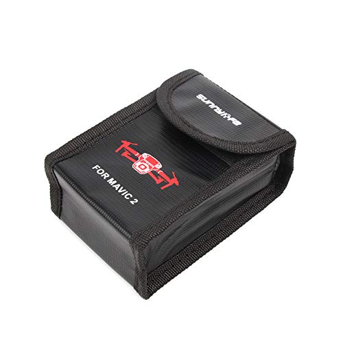 Anbee Mavic 2 Lipo Battery Safe Bag Fireproof Storage Bag for DJI Mavic 2 Zoom/Pro Drone (Small, 3-Pack)