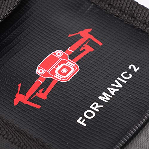 Anbee Mavic 2 Lipo Battery Safe Bag Fireproof Storage Bag for DJI Mavic 2 Zoom/Pro Drone (Small, 3-Pack)