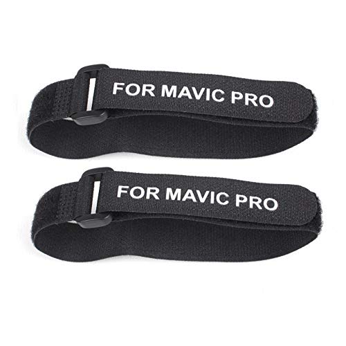 Propeller Blade Fixed Magic Tape Propellers Stabilizer Enfoldment Fixing Strap Transport Protector Motor Blade Fixing Strap for Mavic 2 Pro Drone Accessories (Black)