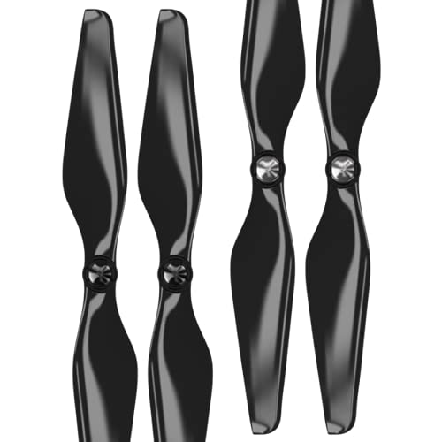 Master Airscrew MAS Upgrade Propellers for DJI Phantom with Built-in Nut in Black - x4 in Set