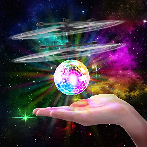 Force1 Orbiter Flying Orb Ball Hand Operated Drones for Kids- Flying Ball Drone Toy with Remote, LED Hand Controlled Drone Orb Toy Indoor Drone Hover Ball Hand Drone Floating Mini UFO Drone Flying Toy