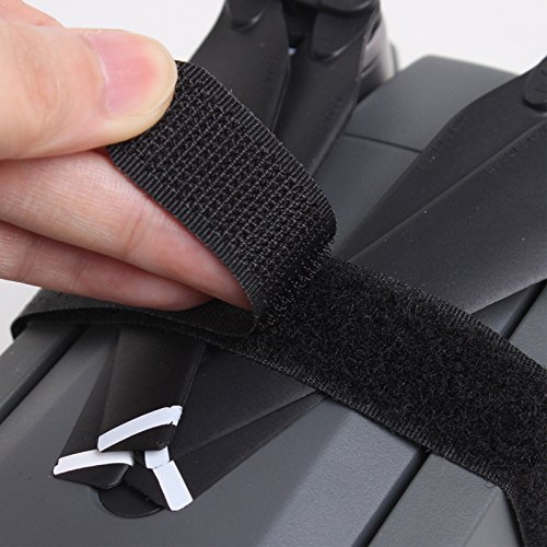 Propeller Blade Fixed Magic Tape Propellers Stabilizer Enfoldment Fixing Strap Transport Protector Motor Blade Fixing Strap for Mavic 2 Pro Drone Accessories (Black)