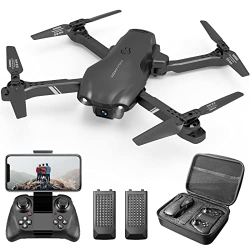 DRONEEYE 4DV13 Drone for kids Adults with 1080P HD FPV Camera, Foldable Mini RC Quadcopter With Waypoint, Functions,Headless Mode,Altitude Hold,Gesture Selfie,3D Flips,Beginners Toys Gifts