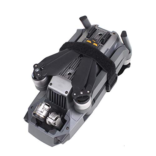 Propeller Blade Fixed Magic Tape Propellers Stabilizer Enfoldment Fixing Strap Transport Protector Motor Blade Fixing Strap for Mavic 2 Pro Drone Accessories (Black)