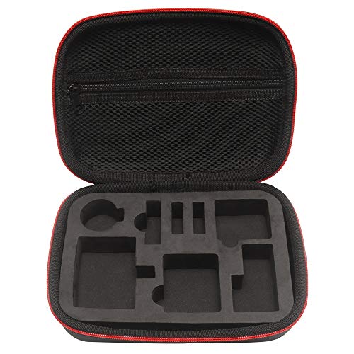Rantow OSMO Action Storage Case - Travel Bag Handheld Hard Bag Carry Box Case for DJI OSMO Action Camera Accessories - Store for Osmo Action, Camera Frame, Flat Adhesive Mount, Quick-Release Base, Bat