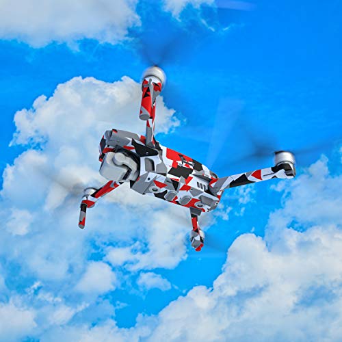 Signal Decal Kit for DJI Mavic 2/Zoom Drone - Includes 1 x Drone/Battery Skin + Controller Skin