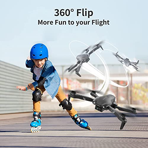 DRONEEYE 4DV13 Drone for kids Adults with 1080P HD FPV Camera, Foldable Mini RC Quadcopter With Waypoint, Functions,Headless Mode,Altitude Hold,Gesture Selfie,3D Flips,Beginners Toys Gifts
