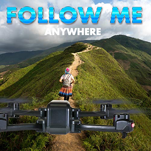 Contixo F22 Plus Foldable GPS Drone with Camera for Adults - 40 Mins Max Flight Time - 1080p HD FPV Gimbal Quadcopter - Multiple GPS Functions for all experience levels - 2 Batteries and Carrying Case