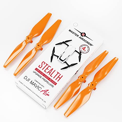 MAS Upgrade Propellers for DJI Mavic AIR in Orange - x4 in Set