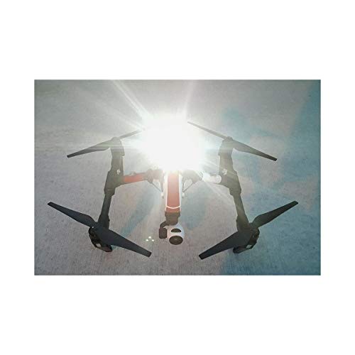 Firehouse Technology "Arc II White Four Strobe Light System Approved FAA 107.29 for Night Flights Drone Quadcopter UAS DJI Inspire 1 2 Phantom Mavic Pro AIR Typhoon H Yuneec Matrice